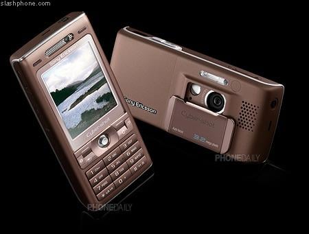 Sony Ericsson K800i Allure Brown. Фото.